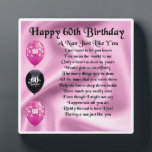 Nan Poem Plaque  -  60th Birthday<br><div class="desc">A great gift for a special nan on her 60th birthday</div>