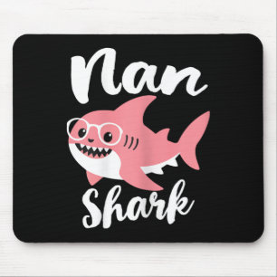 Nan Shark Mother's Day Grandma Funny Mouse Pad