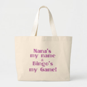 Nana and Bingo Large Tote Bag