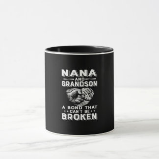 Nana And Grandson A Bond That Cant Be Broken Mug