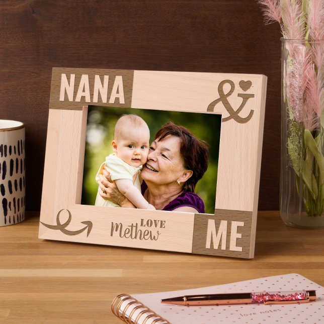 Nana and Me photo Gift Etched Frames (Creator Uploaded)