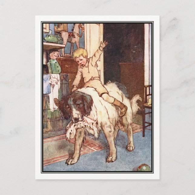 Nana and Michael Darling by Alice B. Woodward Postcard (Front)