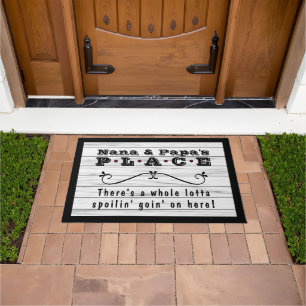 Nana and Papa's Place Whole Lotta Spoilin' Rustic Doormat
