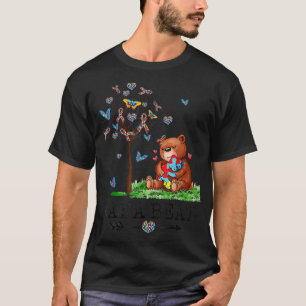 Nana Bear Autism Awareness T-Shirt