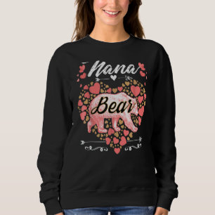 Nana Bear  For Women Cute Mother's Day And Birthda Sweatshirt