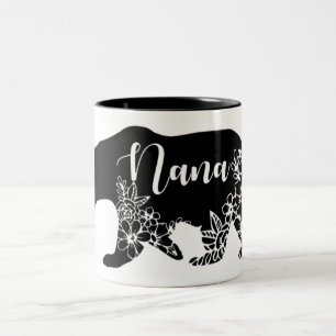 Nana Bear T-shirt Two-Tone Coffee Mug