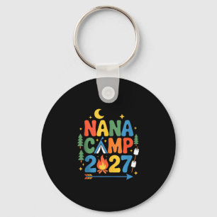 Nana camp 2027 family vacation summer camping crew key ring