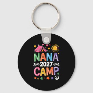 Nana camp 2027 family vacation summer camping crew key ring