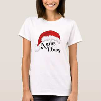 Nana Claus Christmas Santa T-Shirt