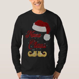 Nana Claus Matching Family Group Christmas X-mas G T-Shirt
