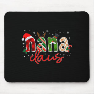 Nana Claus Santa Claus Family Matching Christmas P Mouse Pad