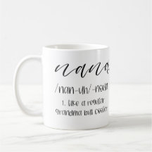 Nana Coffee Mug Grandma Coffee Mug Mother's Day