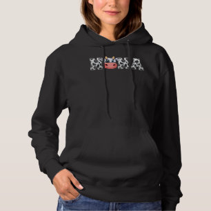 Nana Cow Print Cowboy Animal Pattern Farmer Cow Na Hoodie