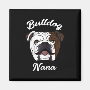 Nana Cute English Bulldog Grandma Magnet