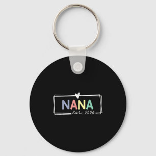 Nana Est 2026 Promoted To Grandma 2026 For Grandmo Key Ring