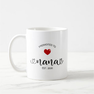 Nana Established New Grandmother Gift Coffee Mug