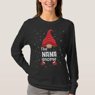 Nana Gnome Family Matching Christmas Funny Pajama T-Shirt