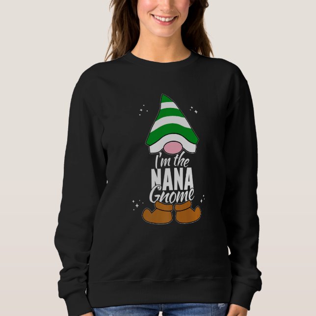 Nana Gnome Matching Family Group Pictures on Chris Sweatshirt (Front)