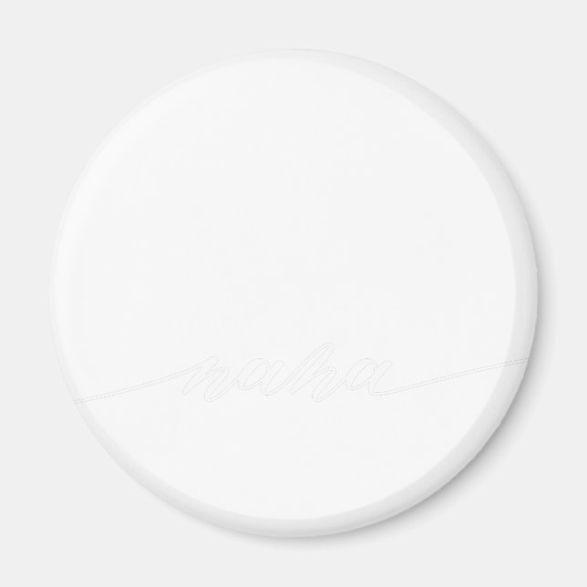 Nana I love You Elegant Photo Magnet (Front)