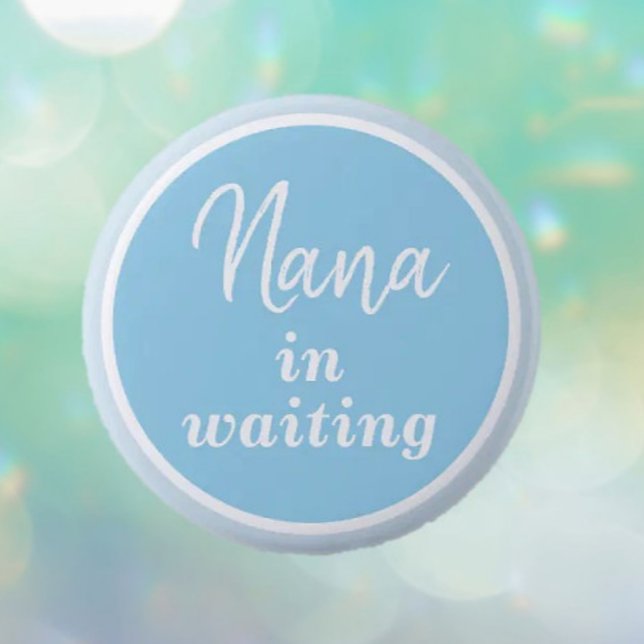 Nana in waiting BLUE button (Creator Uploaded)