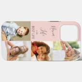 Nana Life is the Best Life 4 Photo Collage Pink Case-Mate iPhone Case (Back (Horizontal))