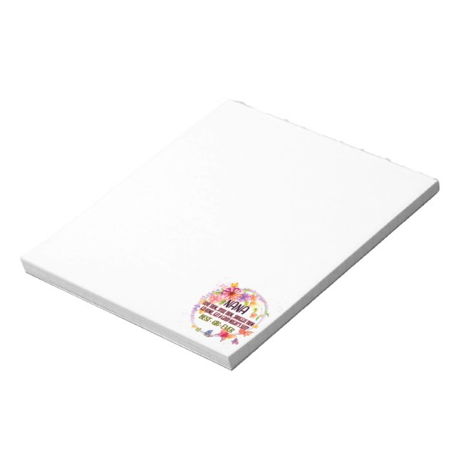 Nana Love Them Spoil Them Snuggle Them Notepad (Rotated)
