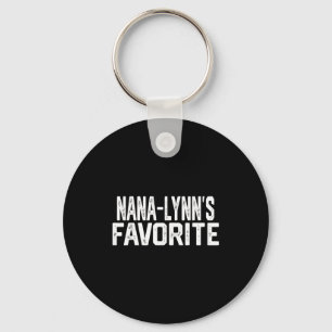 Nana-lynn’s Favorite Funny Grandparent Granhild Vi Key Ring