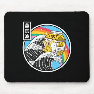 Nana Milk Surfing Kanagawa Wave Kawaii Anime Vapor Mouse Pad