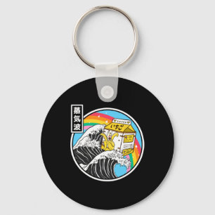 Nana Milk Surfing Kanagawa Wave Kawaii Anime Vapou Key Ring