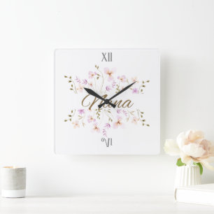 Nana Mother’s Day Gift for Grandma, Birthday Square Wall Clock