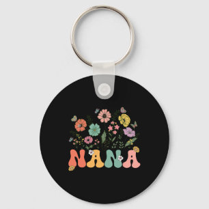 Nana Mothers Day For Grandma Wildflower Floral Wom Key Ring