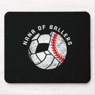 Nana Of Byllers Funny Bysebyll Volleybyll Soccer N Mouse Pad