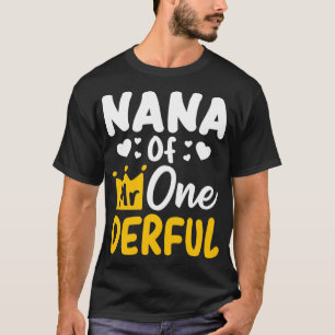 Nana of Mr Onederful 1st Birthday Party Matching F T-Shirt