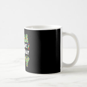 Nana of the bday boy autism awareness puzzle piece coffee mug