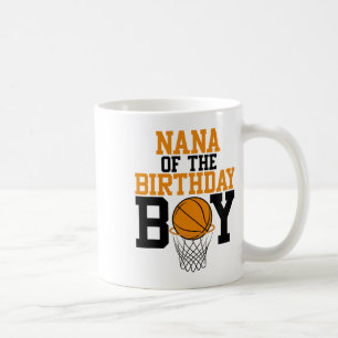 Nana Of The Birthday Boy Sketll Family Birthday  Coffee Mug