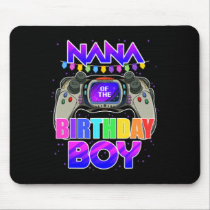 Nana Of The Birthday Boy Video Gamer Mouse Pad