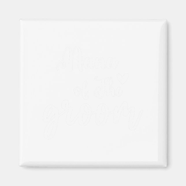 Nana Of The Groom Wedding Bachelor Party Nana Matc Magnet (Front)