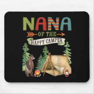 Nana Of The Happy Camper First Birthday Camng Mouse Pad
