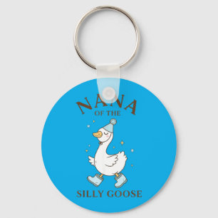 Nana Of The Silly Goose Birthday Family 1st Key Ring