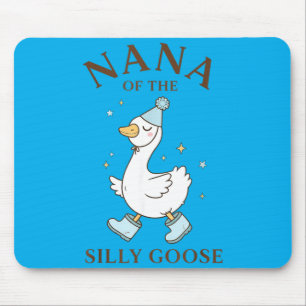Nana Of The Silly Goose Birthday Family 1st Mouse Pad