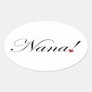 Nana! Oval Sticker
