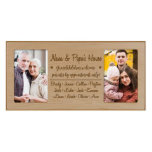 Nana & Papa's House Maple Double Photo Frame<br><div class="desc">Show your grandparents how much they mean to you with this beautiful,  farmhouse style,  double photo frame. It's made of re-engineered wood and can be customised with a date of your choice. It would be a stylish addition to any home décor.</div>