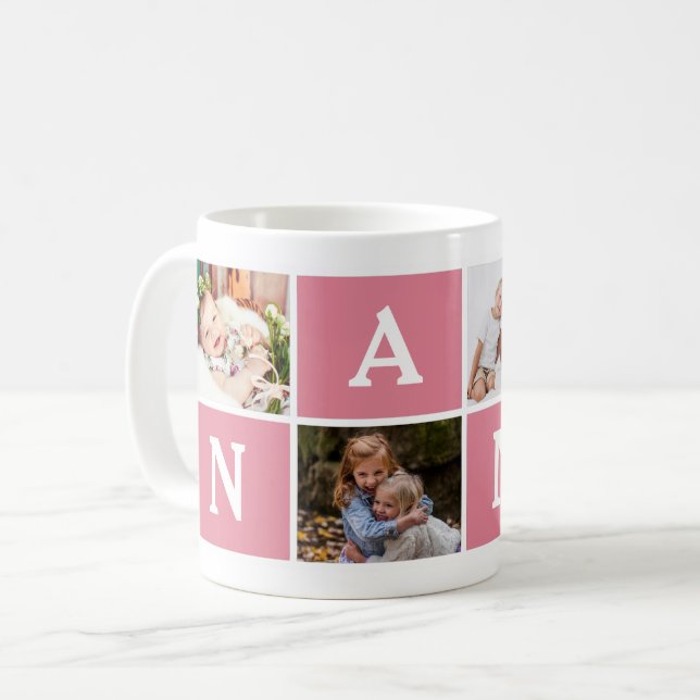 Nana Photo Collage Coffee Mug (Front Left)