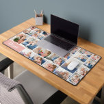 Nana Photo Collage Grid Pink White Grandkids Gift Desk Mat<br><div class="desc">Celebrate the cherished bond between grandma and her grandkids with our heartfelt "Nana" Photo Grid Design. This unique and thoughtful gift captures the essence of love and family in a beautiful pink and white colour scheme. The design features a grid formation showcasing several photos, each holding special memories shared between...</div>