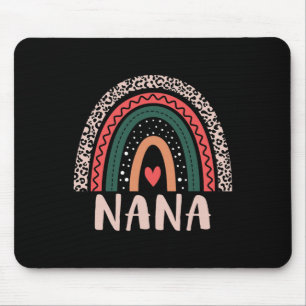 Nana Rainbow Grandma Grandmother Women Mothers Day Mouse Pad