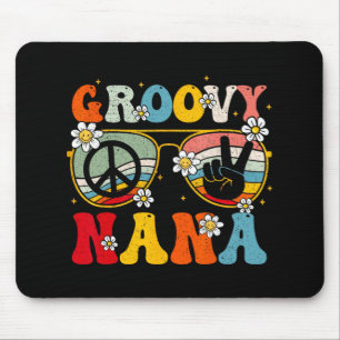 Nana Retro Matching Family 70s Grandma Mothers Day Mouse Pad