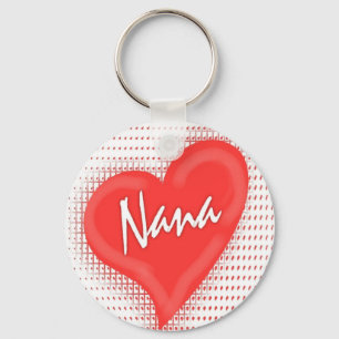 Nana`s Heart Key Ring
