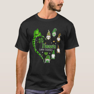 Nana S Little Gnomies Cute Gnomes Heart St Patrick T-Shirt