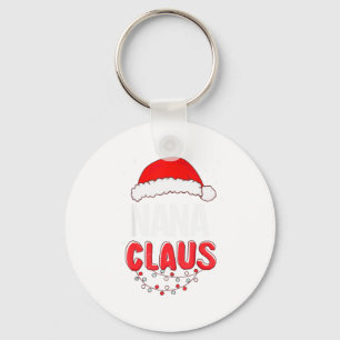 Nana Santa Claus Christmas Matching Costume  Key Ring