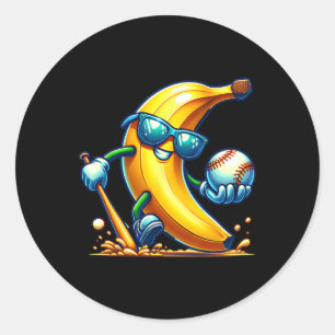 Nana Sungles Face Funny Fruit Cool Nana  Classic Round Sticker